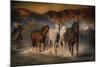 Mustangs on the Move-Bobbie Goodrich-Mounted Giclee Print