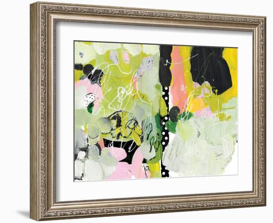 Mustard Fields In Style-Niya Christine-Framed Art Print