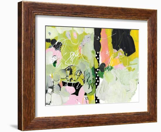 Mustard Fields In Style-Niya Christine-Framed Art Print
