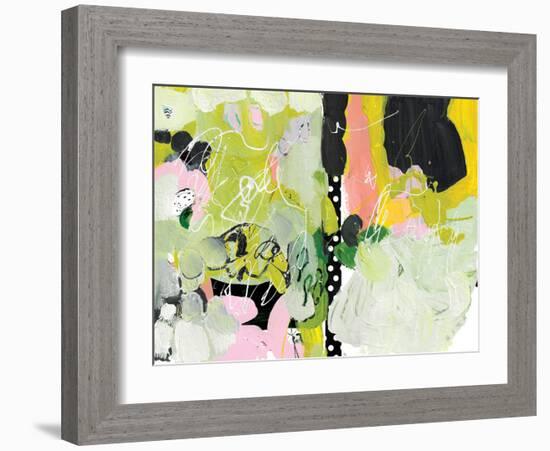 Mustard Fields In Style-Niya Christine-Framed Art Print