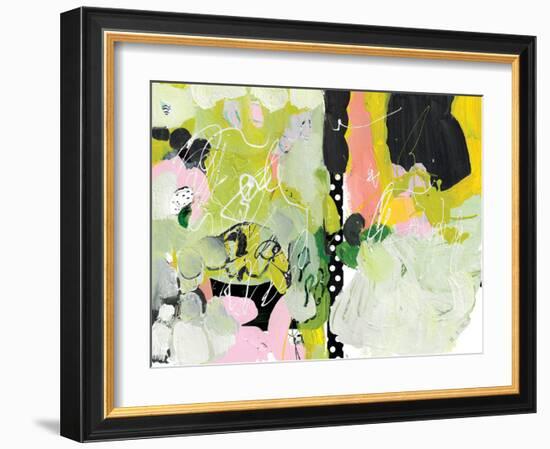 Mustard Fields In Style-Niya Christine-Framed Art Print