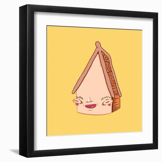 Mustard House-Danielle O'Malley-Framed Art Print