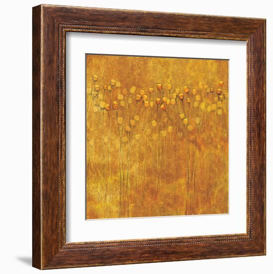 Mustard Jack Poppies-null-Framed Art Print