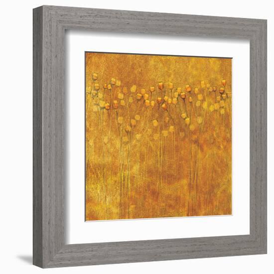 Mustard Jack Poppies-null-Framed Art Print