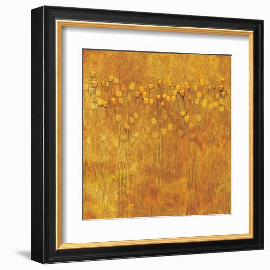 Mustard Jack Poppies-null-Framed Art Print