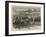 Muster of English Volunteers in the Public Gardens, Shanghai-Godefroy Durand-Framed Giclee Print