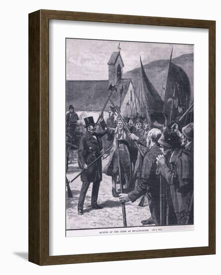 Muster of the Irish at Mullinahone Ad 1848-William Barnes Wollen-Framed Giclee Print