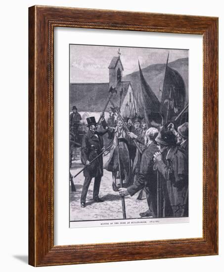 Muster of the Irish at Mullinahone Ad 1848-William Barnes Wollen-Framed Giclee Print