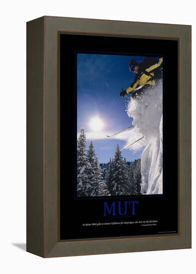 Mut (German Translation)-null-Framed Stretched Canvas