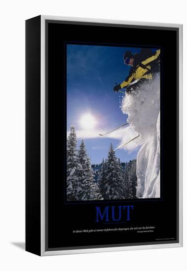 Mut (German Translation)-null-Framed Stretched Canvas