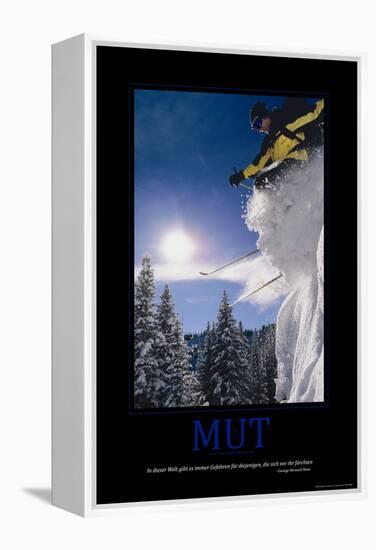 Mut (German Translation)-null-Framed Stretched Canvas