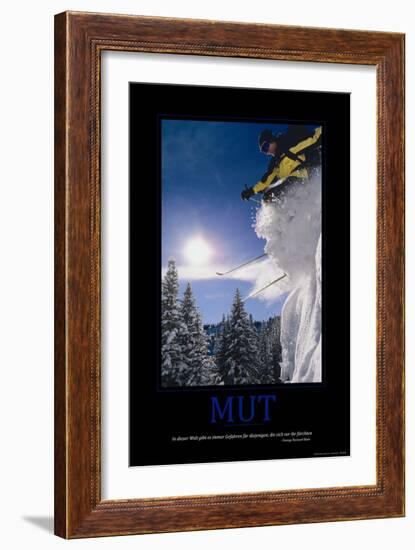 Mut (German Translation)-null-Framed Photo