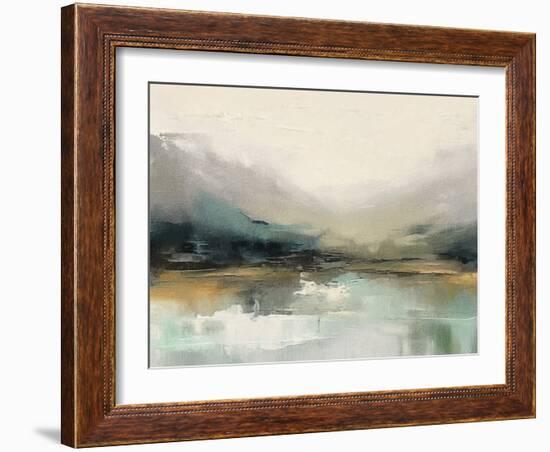 Muted Abstract Landscape 11-null-Framed Art Print