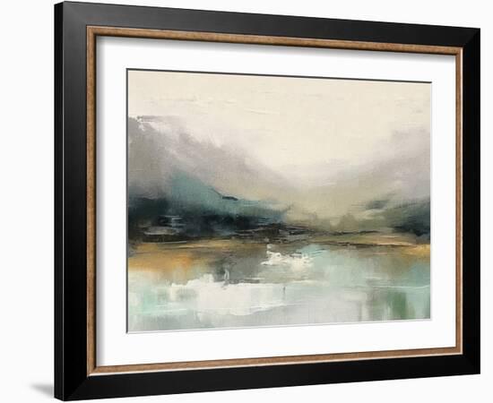 Muted Abstract Landscape 11-null-Framed Art Print