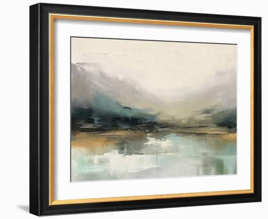 Muted Abstract Landscape 11-null-Framed Art Print