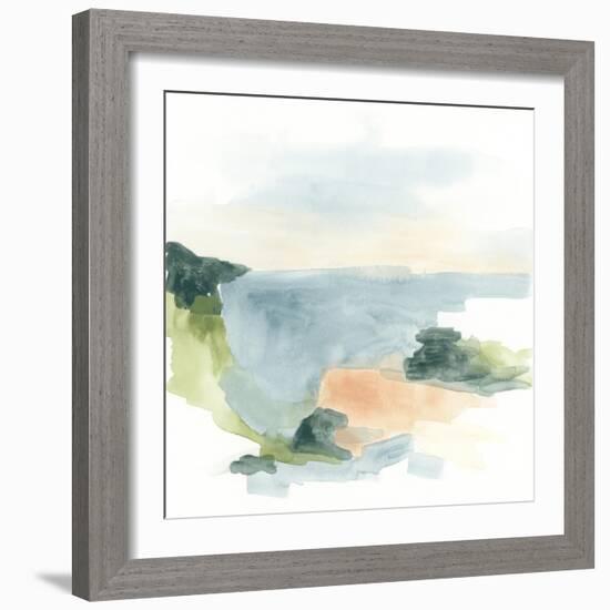 Muted Coast I-June Vess-Framed Art Print