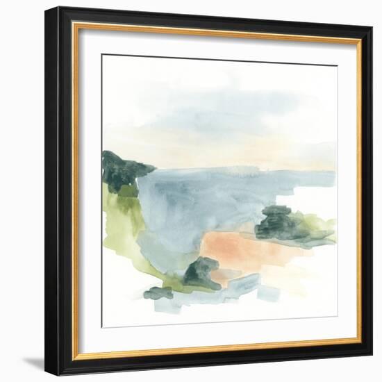 Muted Coast I-June Vess-Framed Art Print