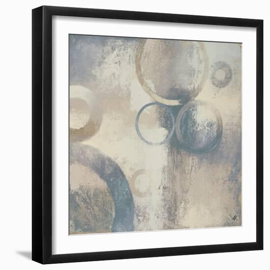 Muted Cobalt I-Michael Marcon-Framed Art Print