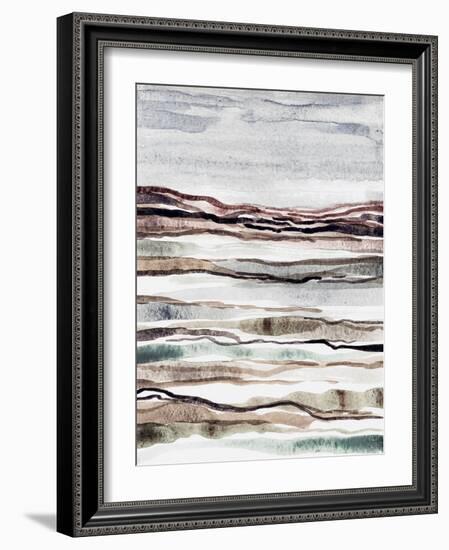 Muted Earth Layers I-Nikki Galapon-Framed Art Print