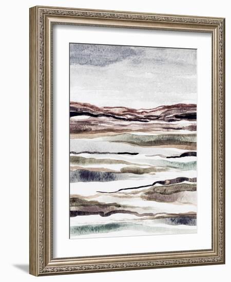 Muted Earth Layers II-Nikki Galapon-Framed Art Print