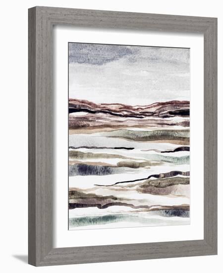 Muted Earth Layers II-Nikki Galapon-Framed Art Print