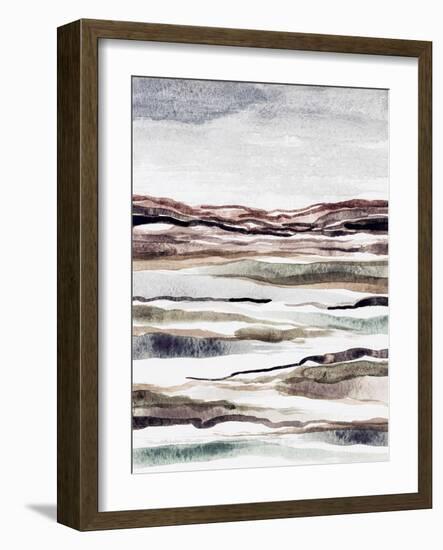 Muted Earth Layers II-Nikki Galapon-Framed Art Print