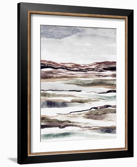 Muted Earth Layers II-Nikki Galapon-Framed Art Print