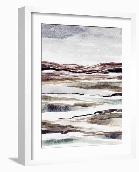 Muted Earth Layers II-Nikki Galapon-Framed Art Print