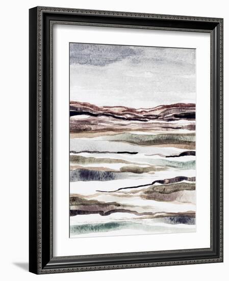 Muted Earth Layers II-Nikki Galapon-Framed Art Print