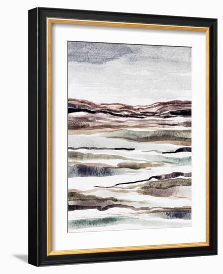 Muted Earth Layers II-Nikki Galapon-Framed Art Print