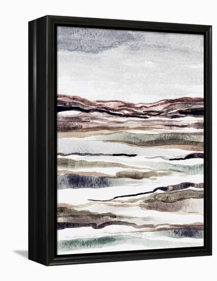 Muted Earth Layers II-Nikki Galapon-Framed Stretched Canvas