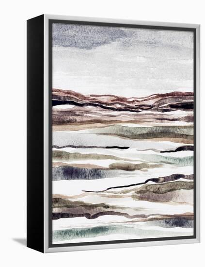 Muted Earth Layers II-Nikki Galapon-Framed Stretched Canvas