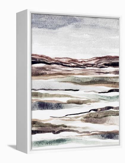 Muted Earth Layers II-Nikki Galapon-Framed Stretched Canvas