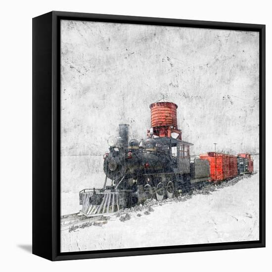 Muted Locomotive-Ynon Mabat-Framed Stretched Canvas