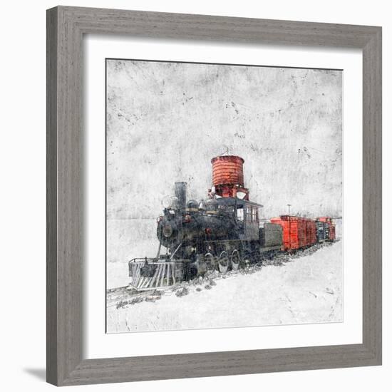 Muted Locomotive-Ynon Mabat-Framed Art Print