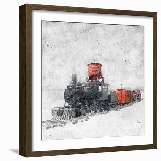 Muted Locomotive-Ynon Mabat-Framed Art Print