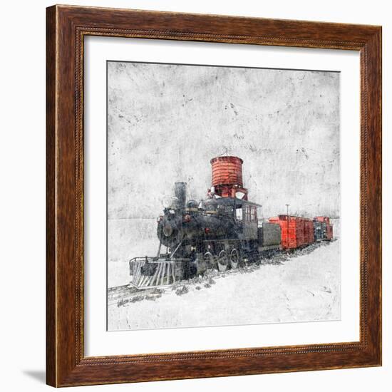 Muted Locomotive-Ynon Mabat-Framed Art Print
