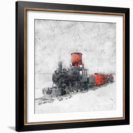 Muted Locomotive-Ynon Mabat-Framed Art Print