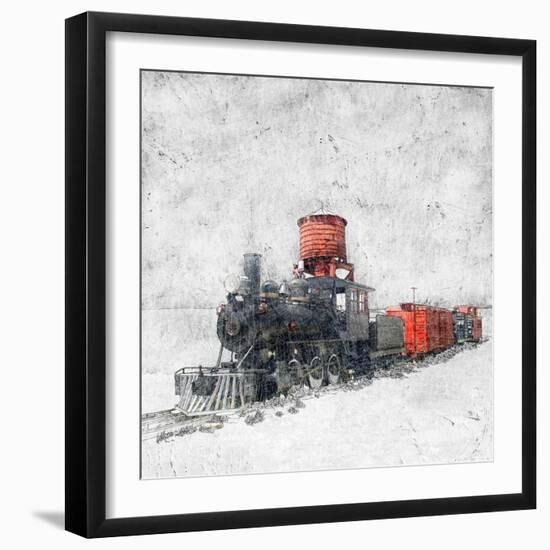 Muted Locomotive-Ynon Mabat-Framed Art Print