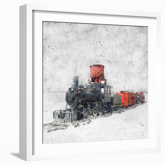 Muted Locomotive-Ynon Mabat-Framed Art Print