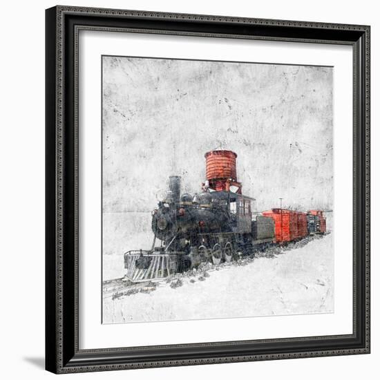 Muted Locomotive-Ynon Mabat-Framed Art Print