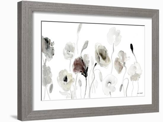 Muted Poppies-Lanie Loreth-Framed Art Print