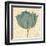 Muted Teal Tulip 1-Diane Stimson-Framed Art Print