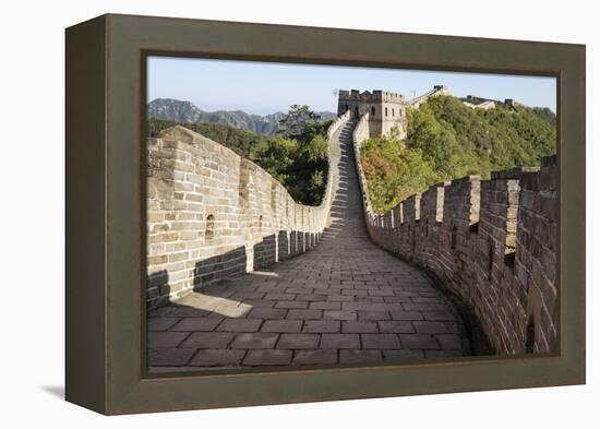 Mutianyu, Great Wall of China, UNESCO World Heritage Site, Mutianyu, China, Asia-Janette Hill-Framed Premier Image Canvas