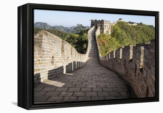 Mutianyu, Great Wall of China, UNESCO World Heritage Site, Mutianyu, China, Asia-Janette Hill-Framed Premier Image Canvas