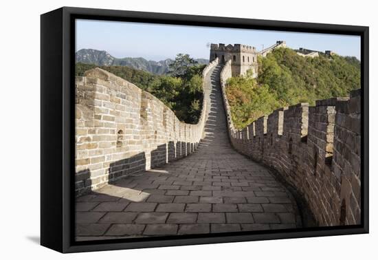Mutianyu, Great Wall of China, UNESCO World Heritage Site, Mutianyu, China, Asia-Janette Hill-Framed Premier Image Canvas