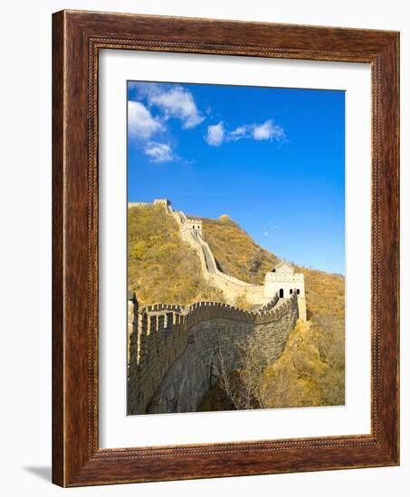 Mutianyu Section of the Great Wall of China-Xiaoyang Liu-Framed Photographic Print