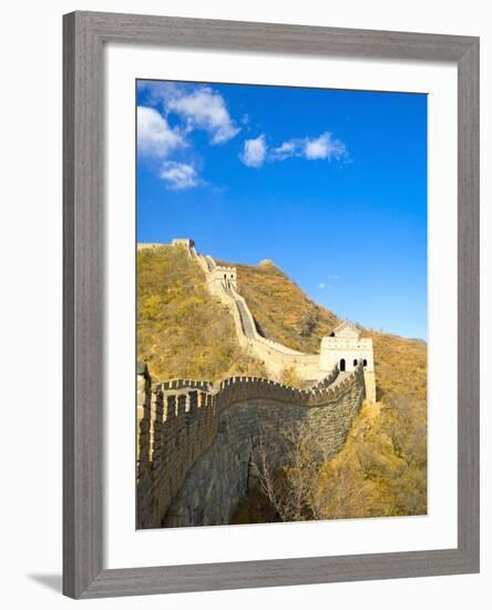 Mutianyu Section of the Great Wall of China-Xiaoyang Liu-Framed Photographic Print