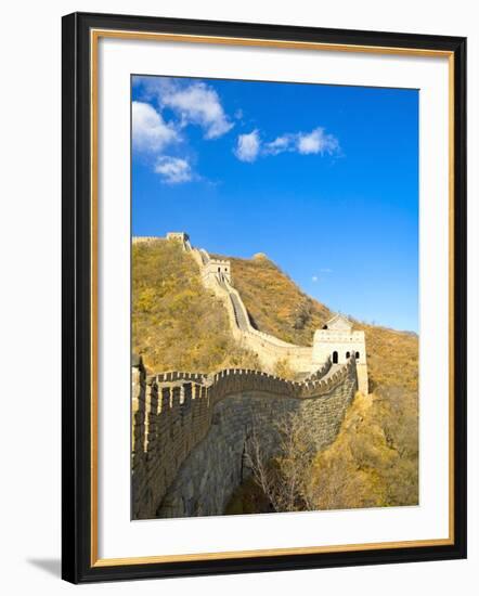 Mutianyu Section of the Great Wall of China-Xiaoyang Liu-Framed Photographic Print