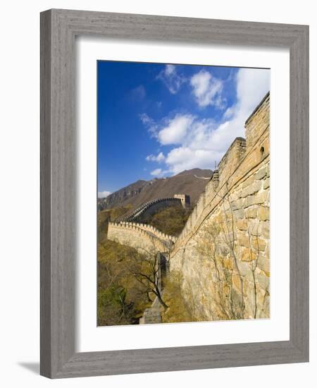 Mutianyu Section of the Great Wall of China-Xiaoyang Liu-Framed Photographic Print